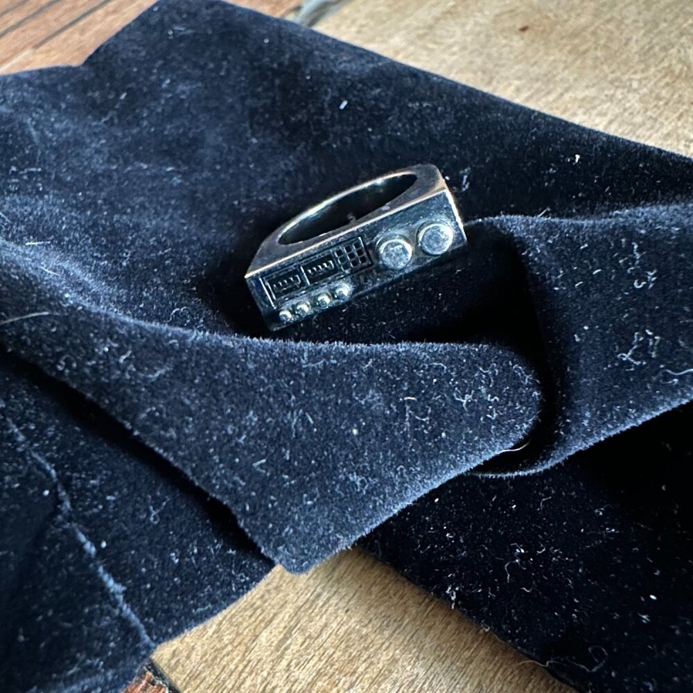 Swatch Vintage Receiver Ring | Y2K Jewelry